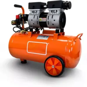 Efficient 6.3 Gal Air Compressor - 150 Sec Quick Fill, Max 120 PSI, Quiet & Oil Free