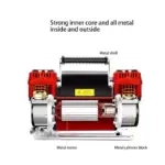 High-Power 200PSI 12V Air Compressor for Cars, Off-Road Vehicles, and Motorcycles 7 62832 3b0604