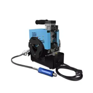 High-Efficiency 4500PSI Electric Air Pump - Portable & Oil-Free for Diving Tanks & Vehicles