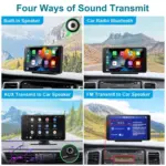 Universal Car Intelligent System Radio with Wireless Carplay & Android Auto 9 62915 80a932