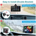 Universal Car Intelligent System Radio with Wireless Carplay & Android Auto 8 62915 f1c407
