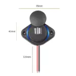 Dual USB 5V 3.1A Waterproof Car Charger Adapter with Slide Lid 5 62951 e5f1dc