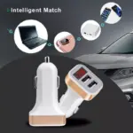 Dual USB Car Charger with LED Voltage Meter Display 8 62967 a83360